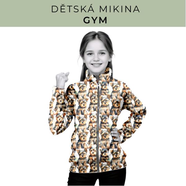 Dětská střih - mikina GYM