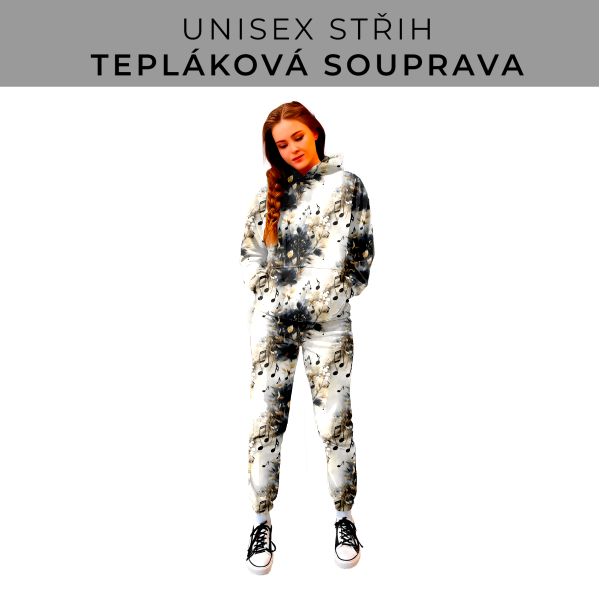 DÁMSKÝ střih - SET mikina a tepláky 