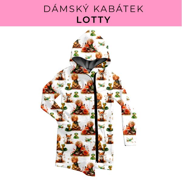 DÁMSKÝ střih - Kabátek Lotty