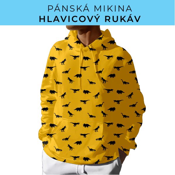 PÁNSKÝ střih - mikina s kapucí