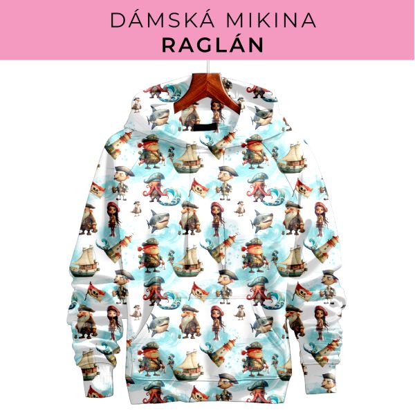 DÁMSKÝ střih - mikina raglán