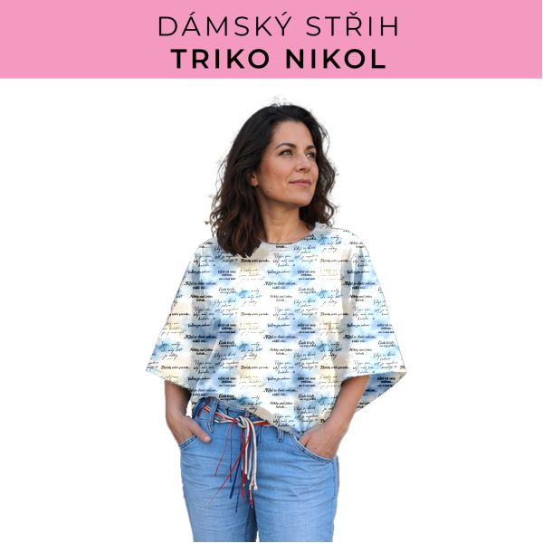 Dámský střih -  triko Nikol