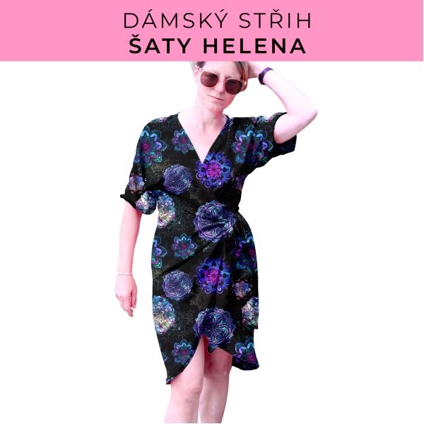 Dámský střih na šaty  Helena