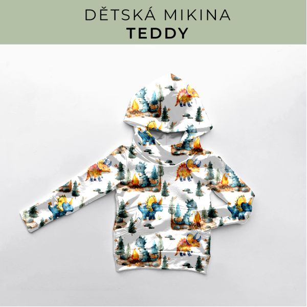 DĚTSKÝ střih - Mikina Teddy