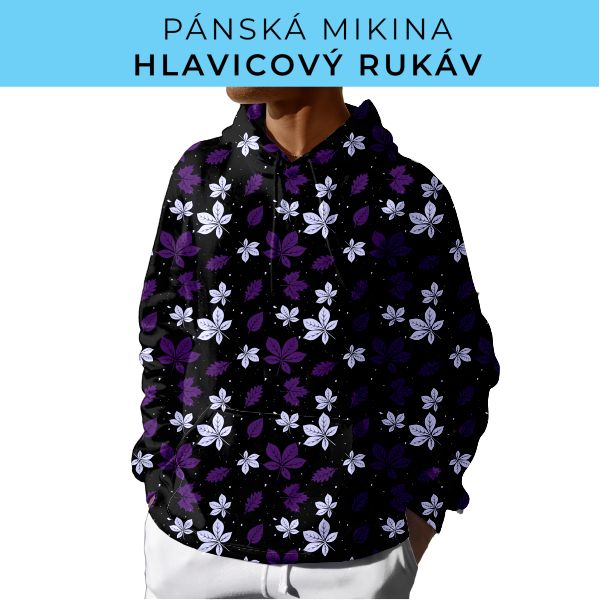 PÁNSKÝ střih - mikina s kapucí