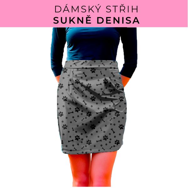 Dámský střih - Dámská sukně Denisa