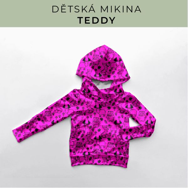DĚTSKÝ střih - Mikina Teddy