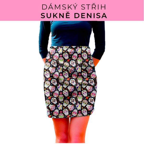 Dámský střih - Dámská sukně Denisa