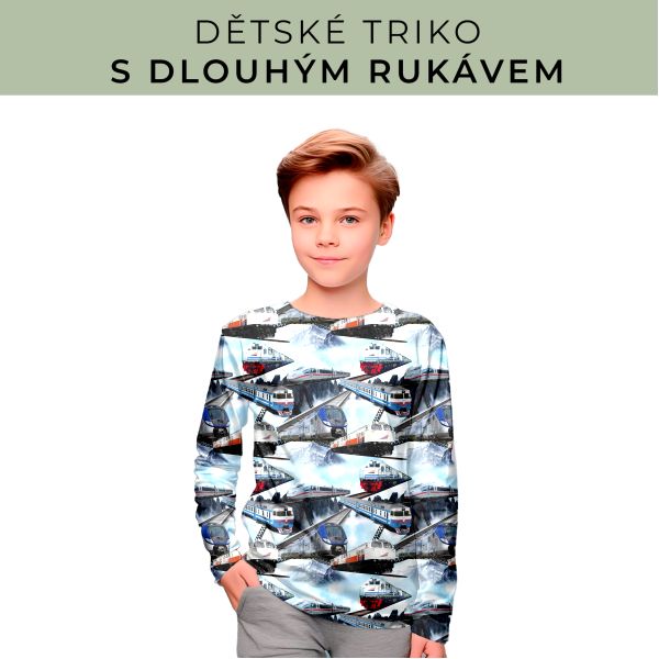 DĚTSKÝ střih - triko dlouhý rukáv