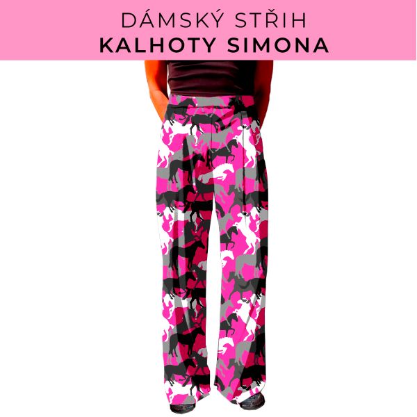 Dámský střih - kalhoty Simona