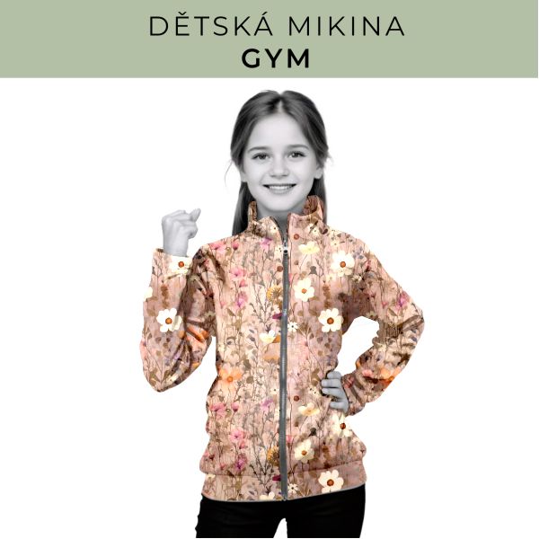 Dětská střih - mikina GYM