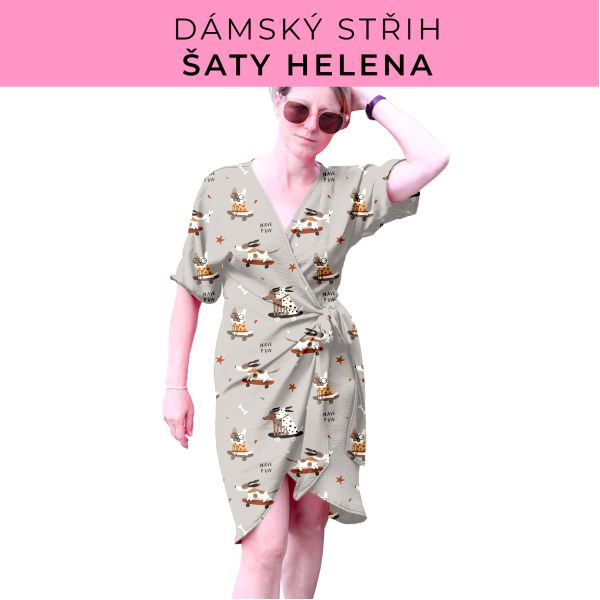 Dámský střih na šaty  Helena