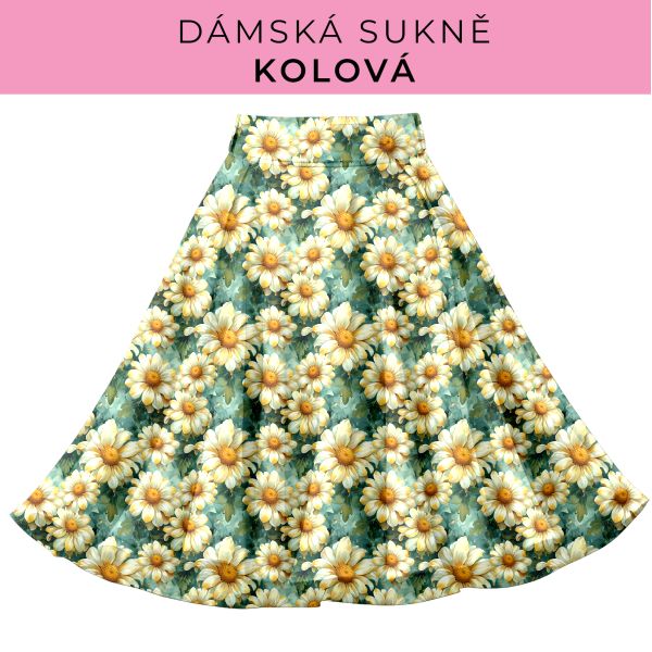 DÁMSKÝ střih - Kolová sukně