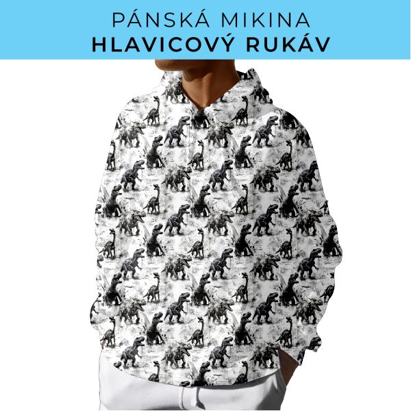 PÁNSKÝ střih - mikina s kapucí