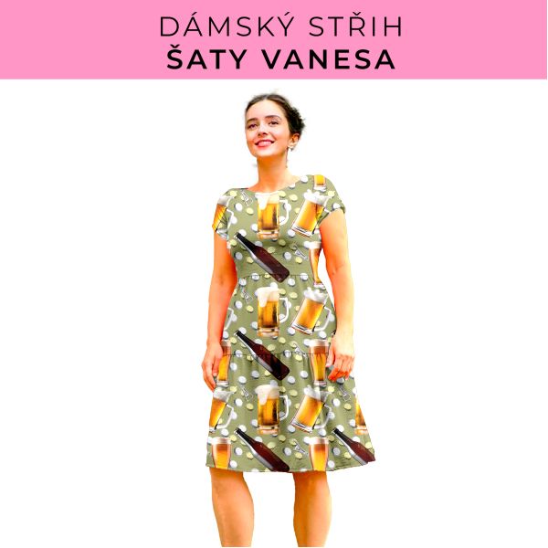 Dámský střih šaty Vanesa