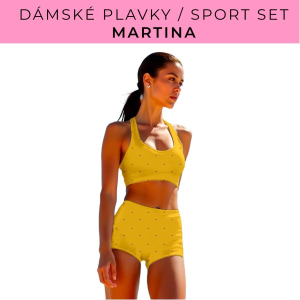 Dámský střih - plavky / sportovní set Martina