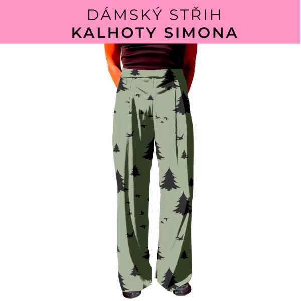 Dámský střih - kalhoty Simona