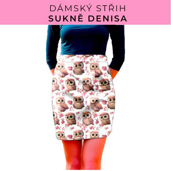 Dámský střih - Dámská sukně Denisa