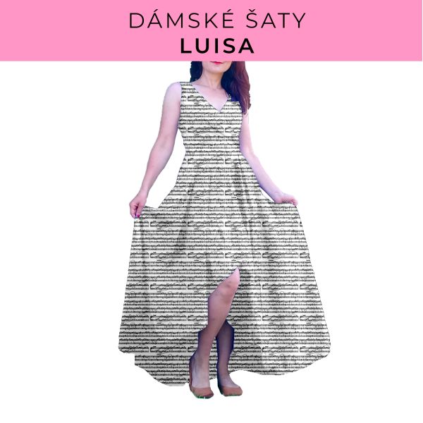 DÁMSKÝ střih - šaty Luisa