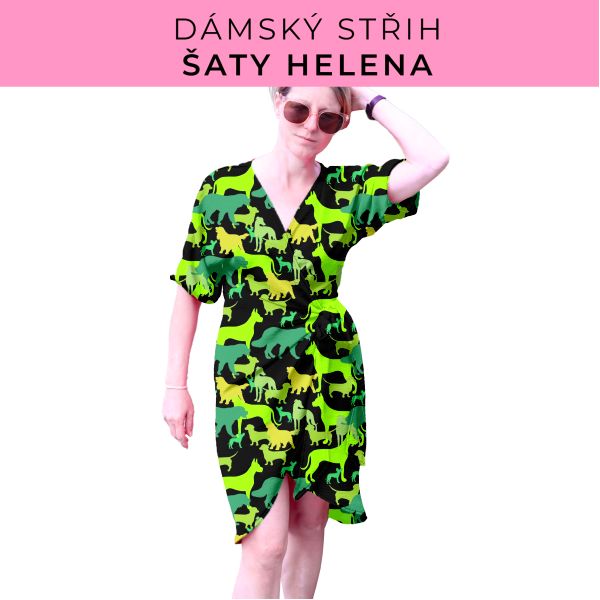 Dámský střih na šaty  Helena