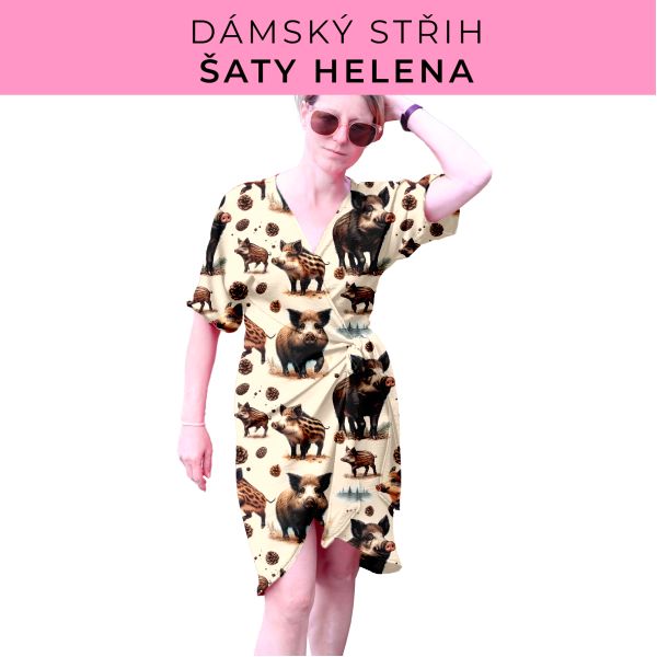 Dámský střih na šaty  Helena