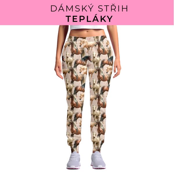 DÁMSKÝ střih - tepláky