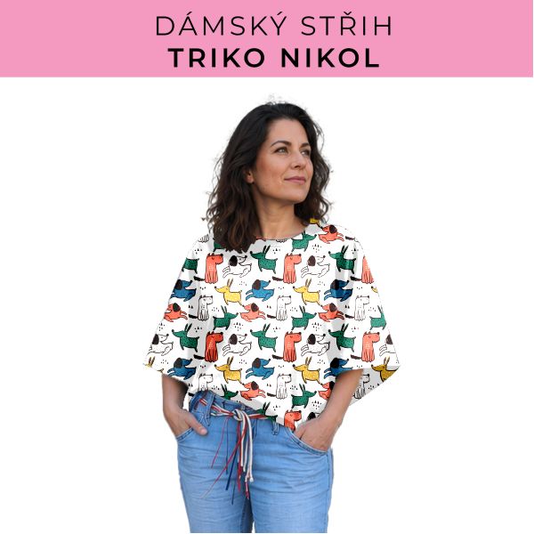 Dámský střih -  triko Nikol