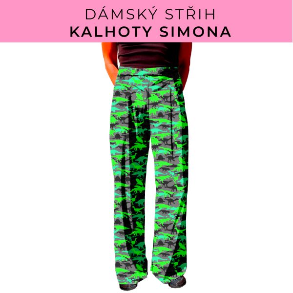 Dámský střih - kalhoty Simona