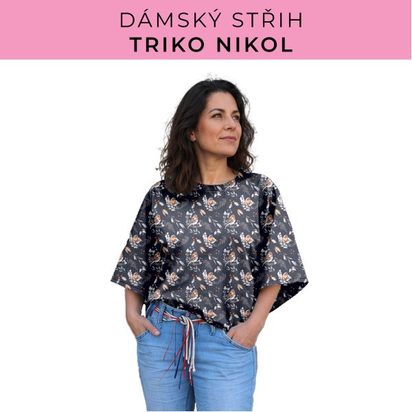 Dámský střih -  triko Nikol