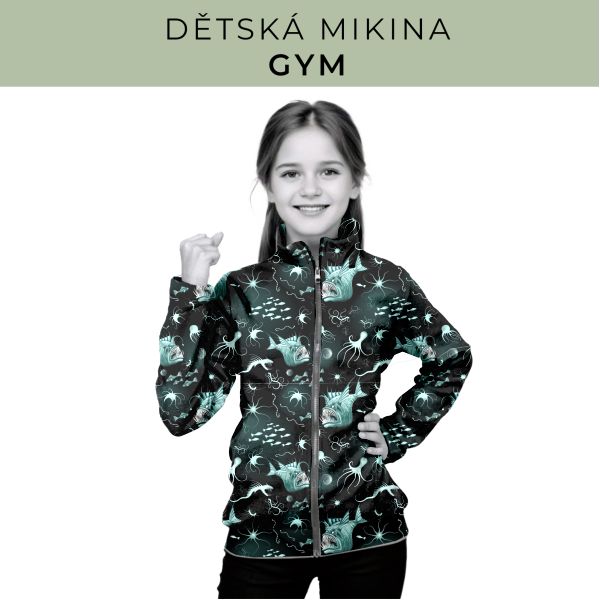 Dětská střih - mikina GYM
