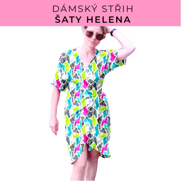Dámský střih na šaty  Helena