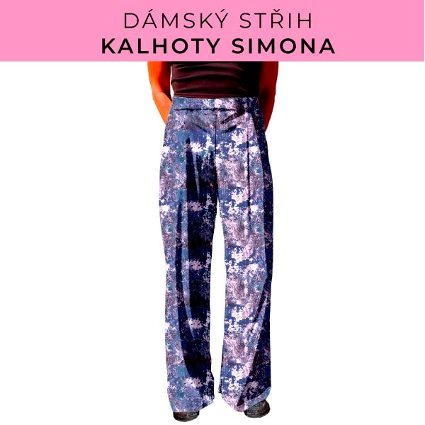Dámský střih - kalhoty Simona