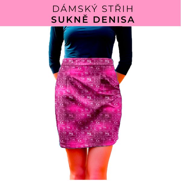 Dámský střih - Dámská sukně Denisa