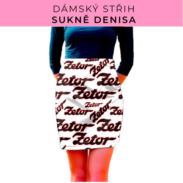 Dámský střih - Dámská sukně Denisa