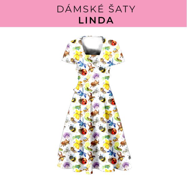 DÁMSKÝ střih - šaty Linda