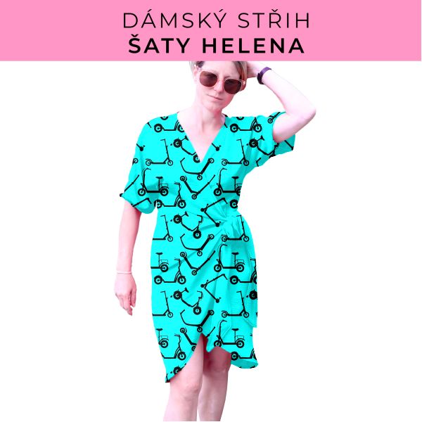 Dámský střih na šaty  Helena