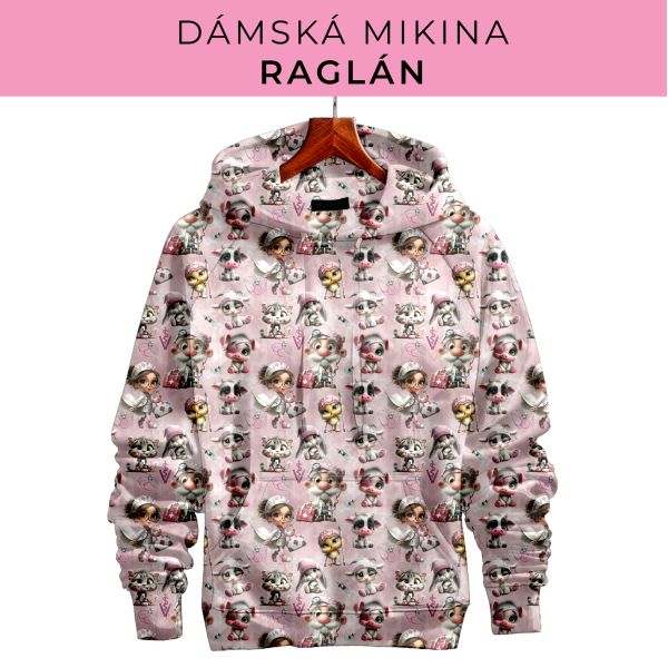 DÁMSKÝ střih - mikina raglán