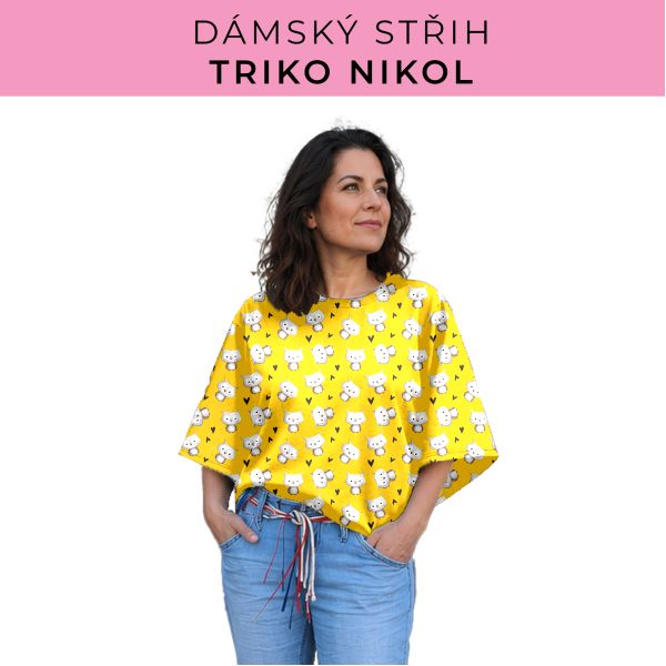 Dámský střih -  triko Nikol