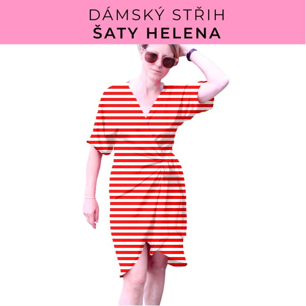 Dámský střih na šaty  Helena