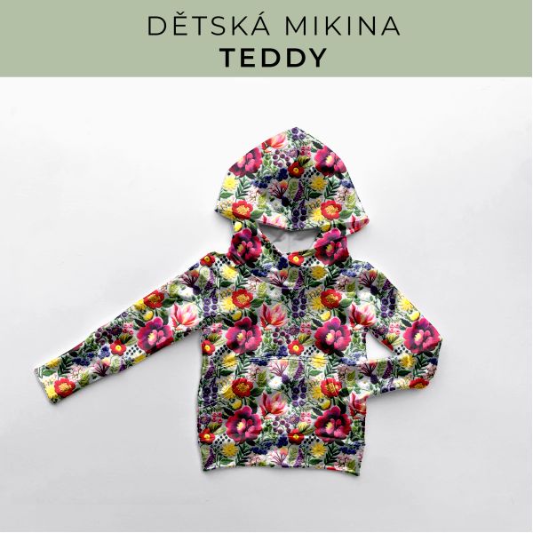 DĚTSKÝ střih - Mikina Teddy