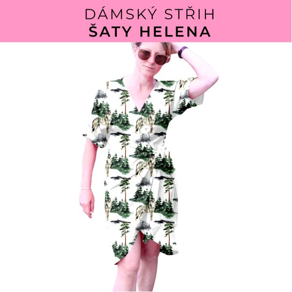 Dámský střih na šaty  Helena