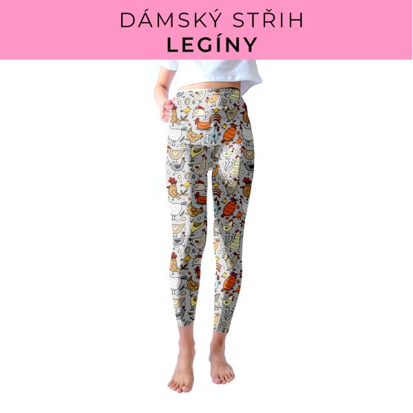 DÁMSKÝ střih - legíny SPORT - SLIM FIT