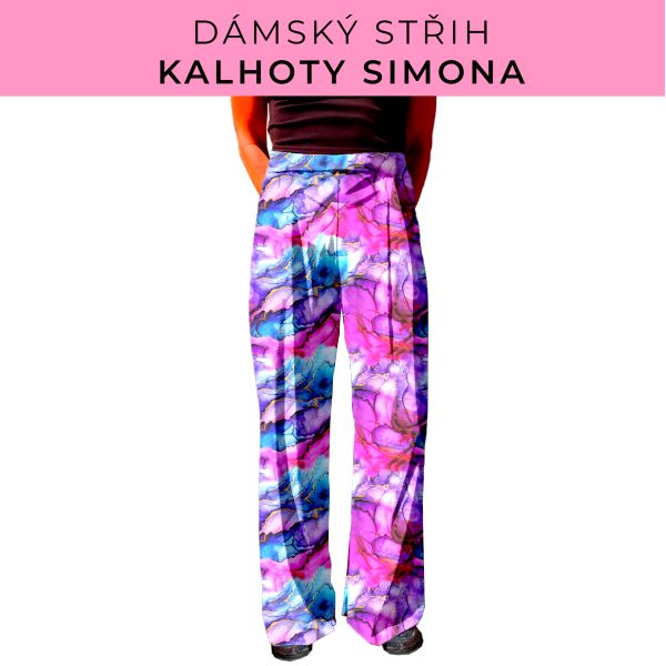 Dámský střih - kalhoty Simona