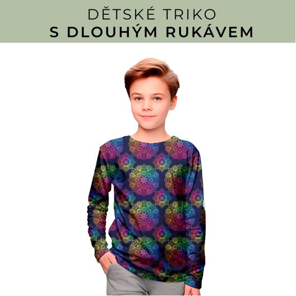 DĚTSKÝ střih - triko dlouhý rukáv
