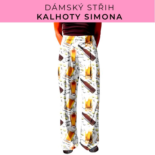 Dámský střih - kalhoty Simona