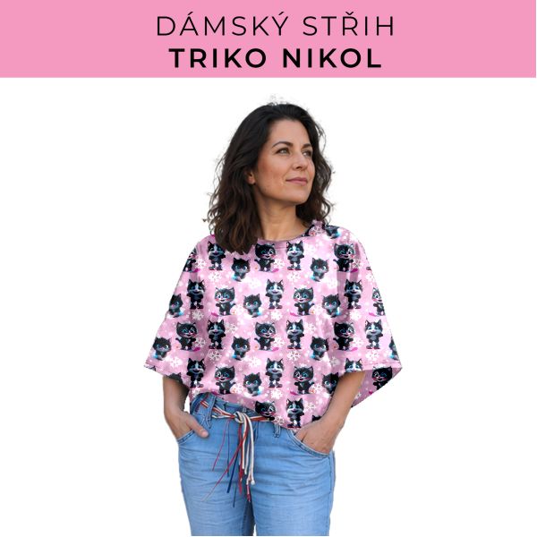 Dámský střih -  triko Nikol