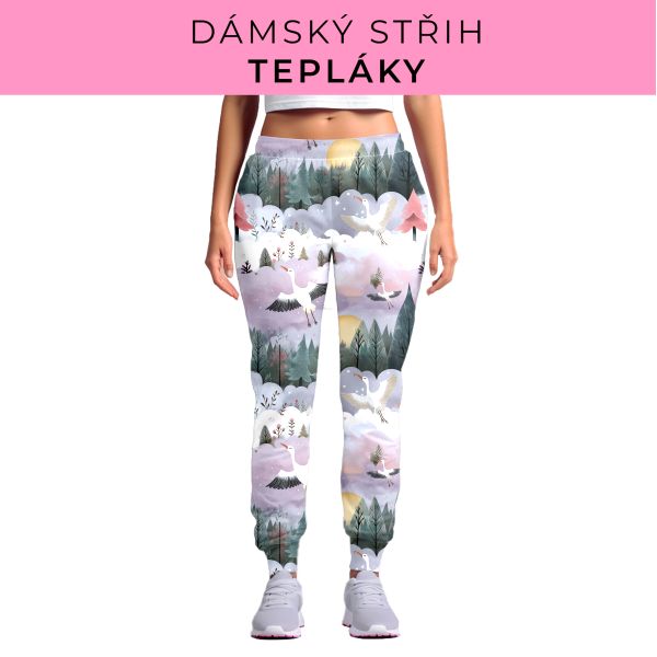 DÁMSKÝ střih - tepláky