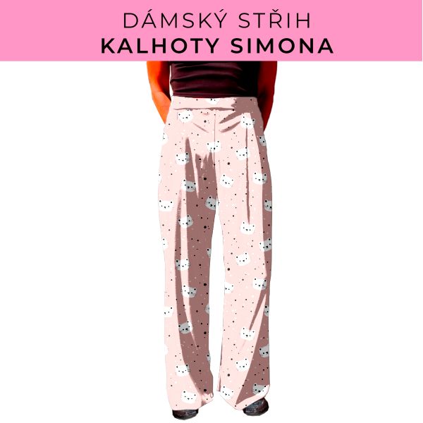Dámský střih - kalhoty Simona