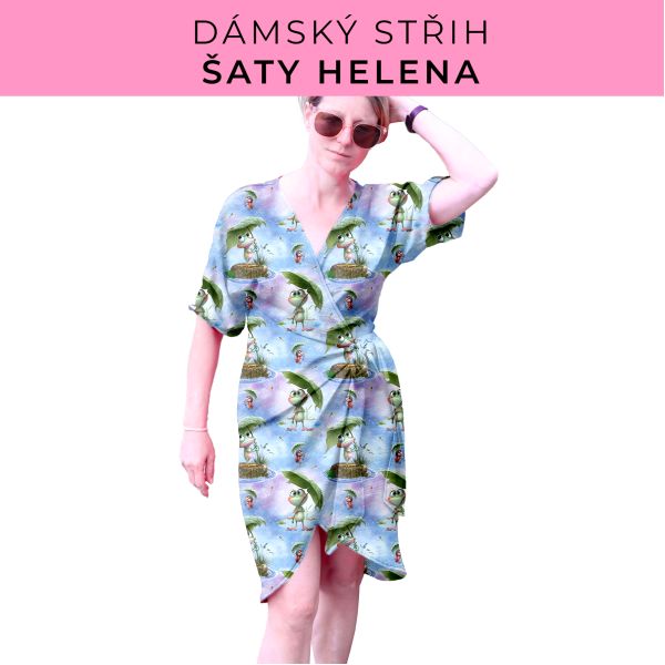 Dámský střih na šaty  Helena