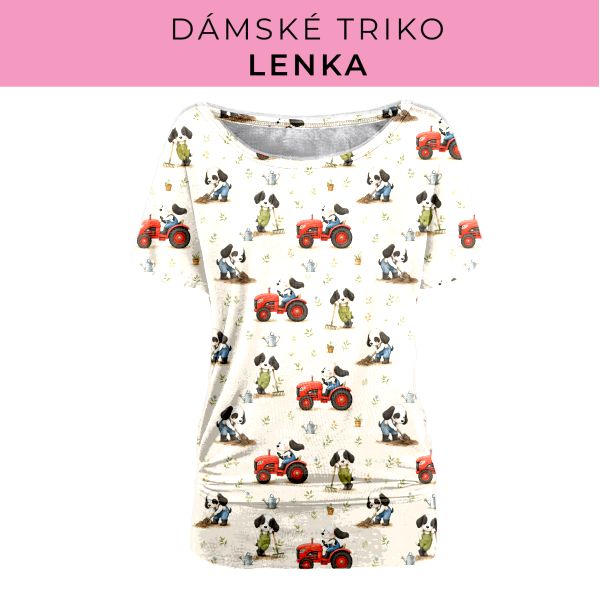 DÁMSKÝ střih - Triko Lenka